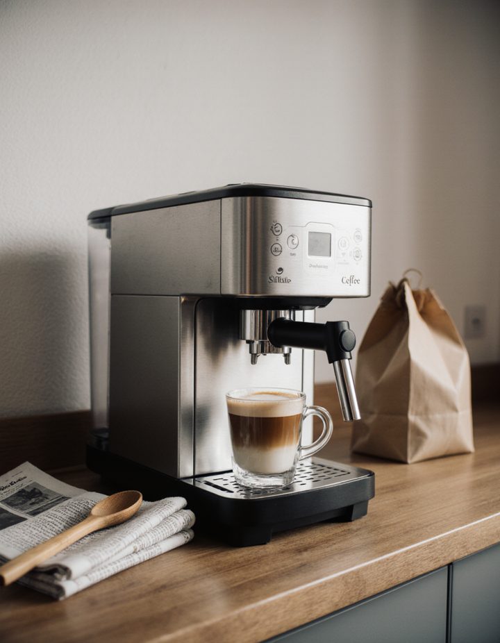 Machine à café installée chez un client