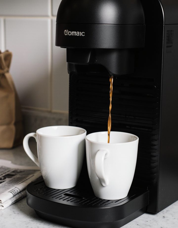 Machine à café installée chez un client