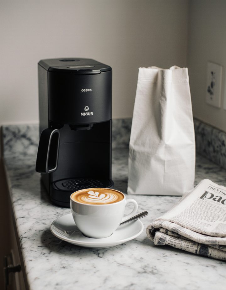 Machine à café installée chez un client