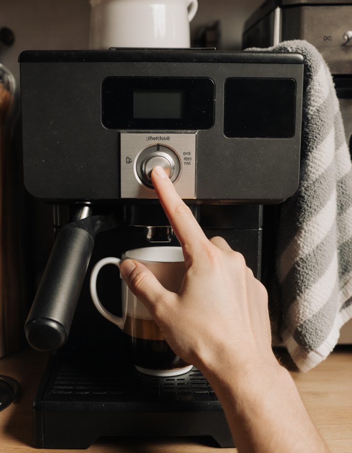 Machine à café installée chez un client