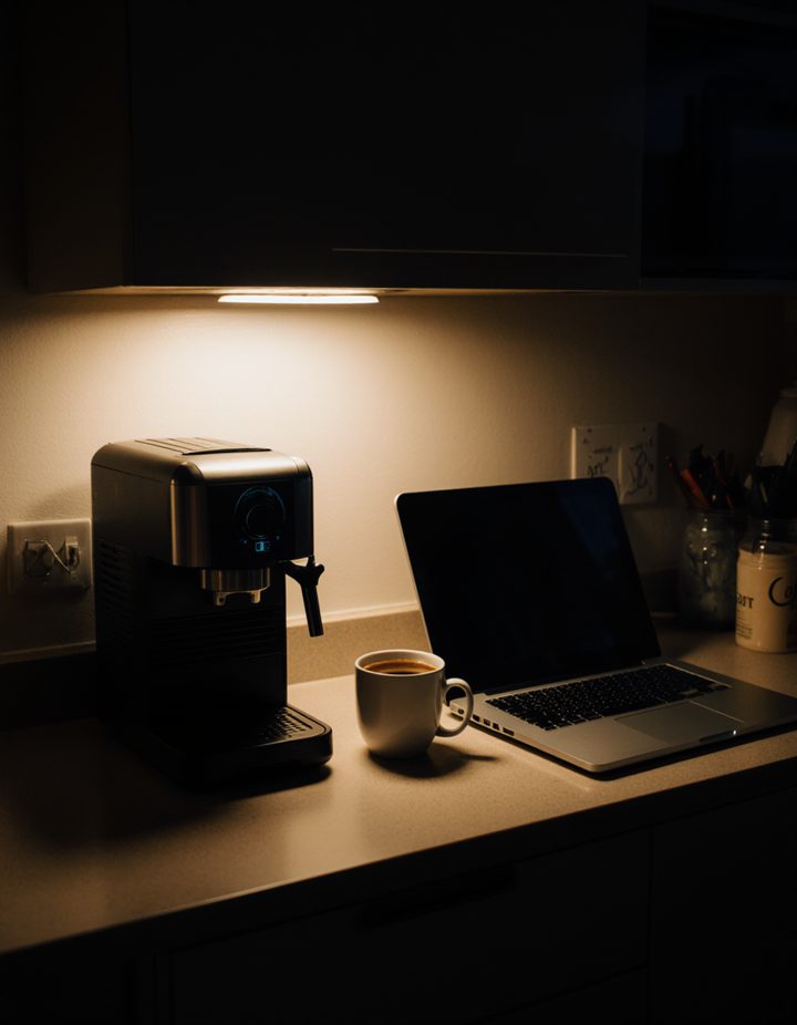 Machine à café installée chez un client