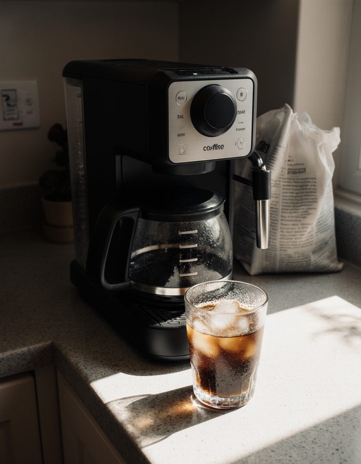 Machine à café installée chez un client